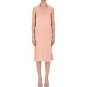 Skin Silk Sleeveless Shirtdress